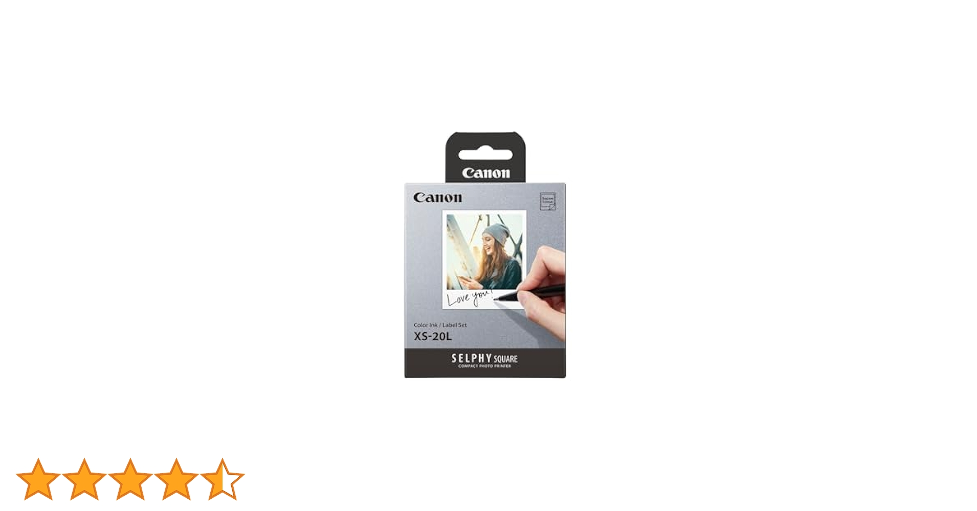 匿名配送　SELPHY SQUARE QX10　XS-20L　未使用品　ポーチ付 Amazon.co.jp: Canon 純正インク+用紙セット セルフィースクエア